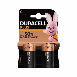 Duracell LR14/C PLUS alkaliska batterier